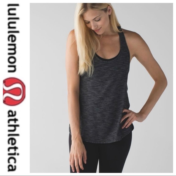 lululemon athletica Tops - 💕SALE💕 Lululemon Heathered Gray Cool Razorback